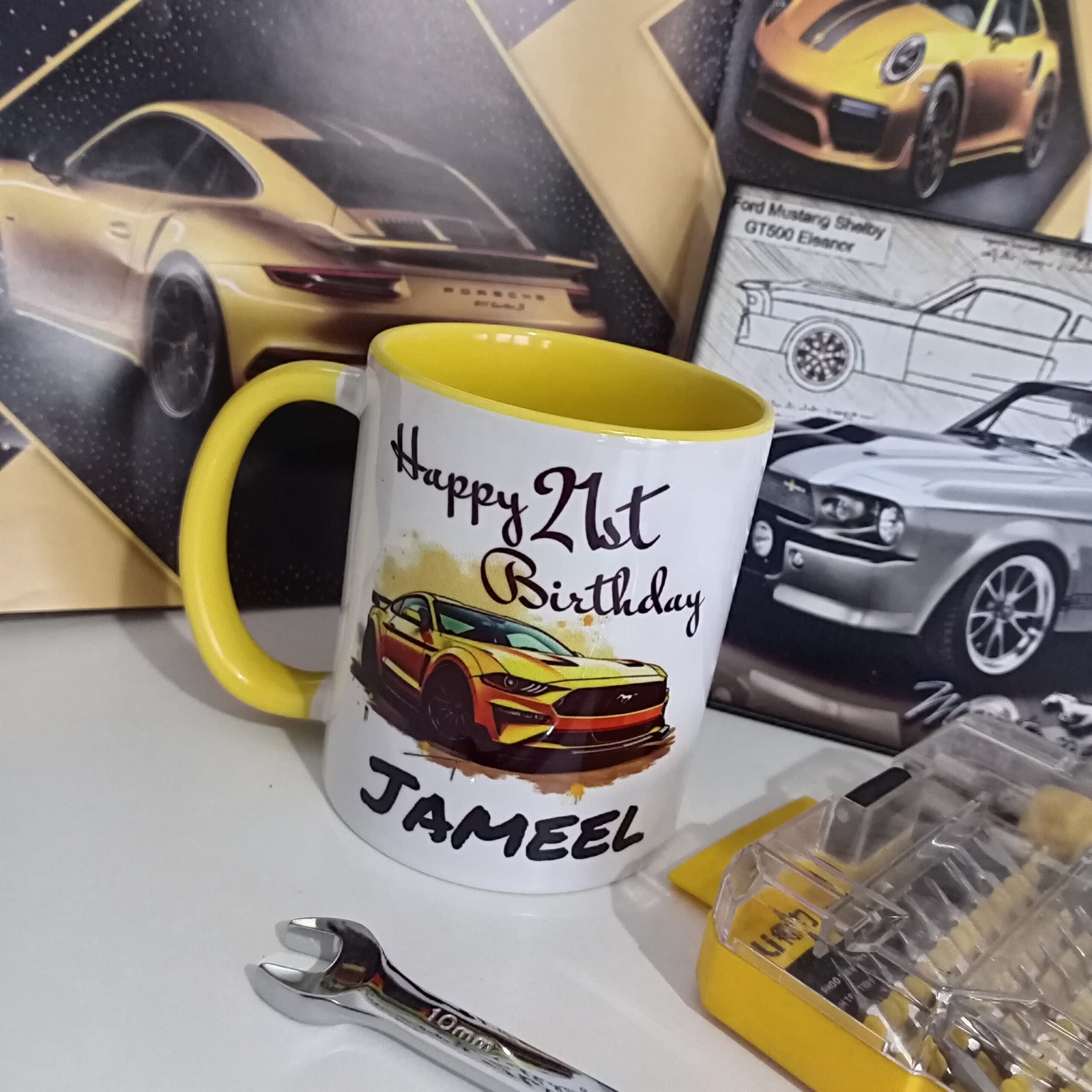 The Custom Garage Series – Personalized Car Mug